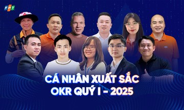 11 cá nhân OKR xuất sắc quý I/2025: Vượt thách thức, quyết tâm chinh phục 'Đỉnh AI'