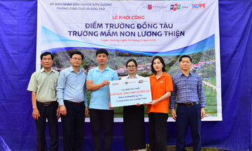 Quỹ nhà FPT khởi công xây điểm trường mầm non tại Tuyên Quang