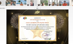 Nhà Giáo dục nhận Sao Lao động FPT hạng Nhất