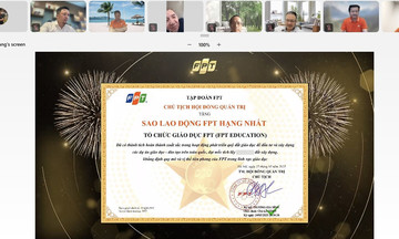 Nhà Giáo dục nhận Sao Lao động FPT hạng Nhất