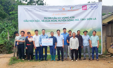 Quỹ nhà FPT khởi công cầu Hy Vọng đầu tiên tại Sơn La