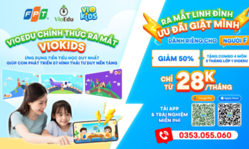 VioEdu ra mắt VioKids - nền tảng tiền tiểu học toàn diện ứng dụng AI, ưu đãi 50% cho người FPT