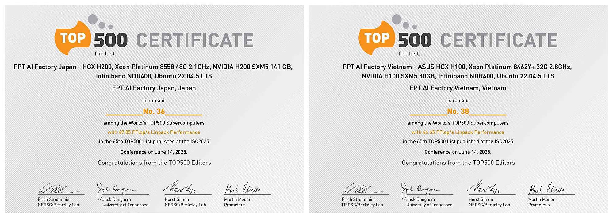 Hai nhà máy AI của FPT lọt TOP500 siêu máy tính mạnh nhất thế giới 1 -8321-1750741355.jpg