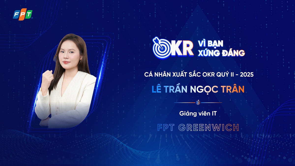 <p class="Normal" style="text-align:justify;"> Mục tiêu trong quý II của <strong>Lê Trần Ngọc Trân - Giảng viên IT, Greenwich Việt Nam</strong> là nâng cao kỹ năng giảng dạy và thúc đẩy sinh viên chủ động tham gia tìm hiểu các nội dung học thuật. Tuy vậy, thách thức lớn nhất là đảm bảo tất cả sinh viên nộp bài đúng hạn, hướng dẫn họ nghiên cứu AI/ML/DL trong khi nhiều người còn thiếu căn bản, và khuyến khích họ biến đồ án thành bài báo khoa học.</p> <p class="Normal" style="text-align:justify;"> Qua sự đồng hành sát sao, chị Trân lập bảng tiến độ, nhắc nhở và theo dõi từng sinh viên, mở các buổi training về Data Science, thúc đẩy sinh viên đọc bài trước giờ học, áp dụng flipped-classroom và nhấn mạnh thực hành. Kết quả, một bài báo đã được chấp nhận đăng, năm bài khác được phản hồi tích cực. Sinh viên nhận thức rõ mục tiêu và biết biến việc góp ý thành động lực, tiếp tục cải thiện chất lượng bài để gửi lại tạp chí. Nhiều sinh viên từ ngoài lĩnh vực công nghệ trí tuệ nhân tạo &lpar;AI&rpar; vẫn chọn đề tài AI cho đồ án cuối khóa và được giảng viên khác hưởng ứng, tạo nên văn hóa nghiên cứu mới trong lớp học.</p>