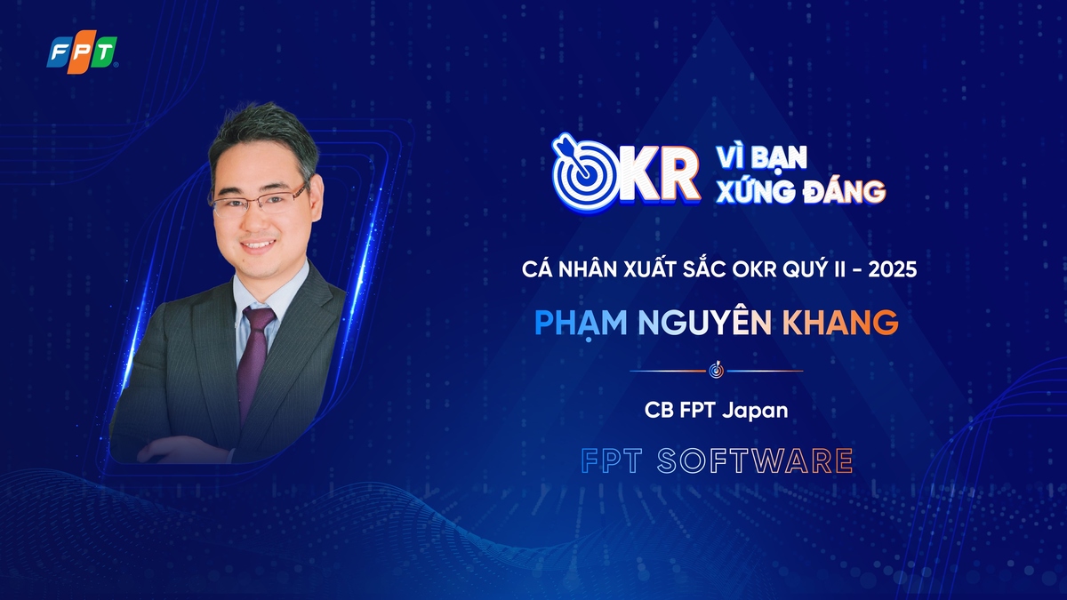 <p class="Normal" style="text-align:justify;"> Trong bối cảnh khách hàng Nhật Bản hiếm khi ký hợp đồng lớn và dài hạn, <strong>Phạm Nguyên Khang - FPT Japan thuộc nhà Phần mềm</strong> đặt mục tiêu ký hợp đồng triệu USD với khách hàng KM trong 5 năm và xây dựng mối quan hệ chiến lược giữa hai tập đoàn. Việc này đòi hỏi định hướng dài hạn và niềm tin tuyệt đối từ đối tác.</p> <p class="Normal" style="text-align:justify;"> Nhờ tập trung tối đa vào việc chăm sóc khách hàng, tham dự các cuộc họp định hướng chiến lược và tổ chức gặp gỡ giữa lãnh đạo cấp cao hai bên, Khang không chỉ đạt hợp đồng có giá trị vượt mục tiêu, mà còn nâng cấp FPT thành đối tác chiến lược toàn cầu của KM. FPT từ vai trò phát triển phần mềm, nay được mời tư vấn giải pháp, đồng phát triển công nghệ mới như AI và bán dẫn. Hợp đồng này cũng mở ra nhiều cơ hội kinh doanh trên thị trường Nhật và châu Âu, giúp tăng nhận diện thương hiệu FPT và kì vọng tăng trưởng nhiều hơn với các dự án mới.</p>