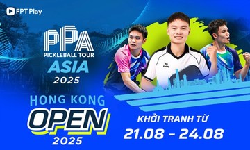 FPT Play phát độc quyền PPA Pickleball Tour Asia 2025