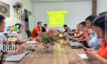 Viễn thông FPT chủ động ứng phó bão số 5: Sẵn sàng ứng cứu, bám sát hạ tầng