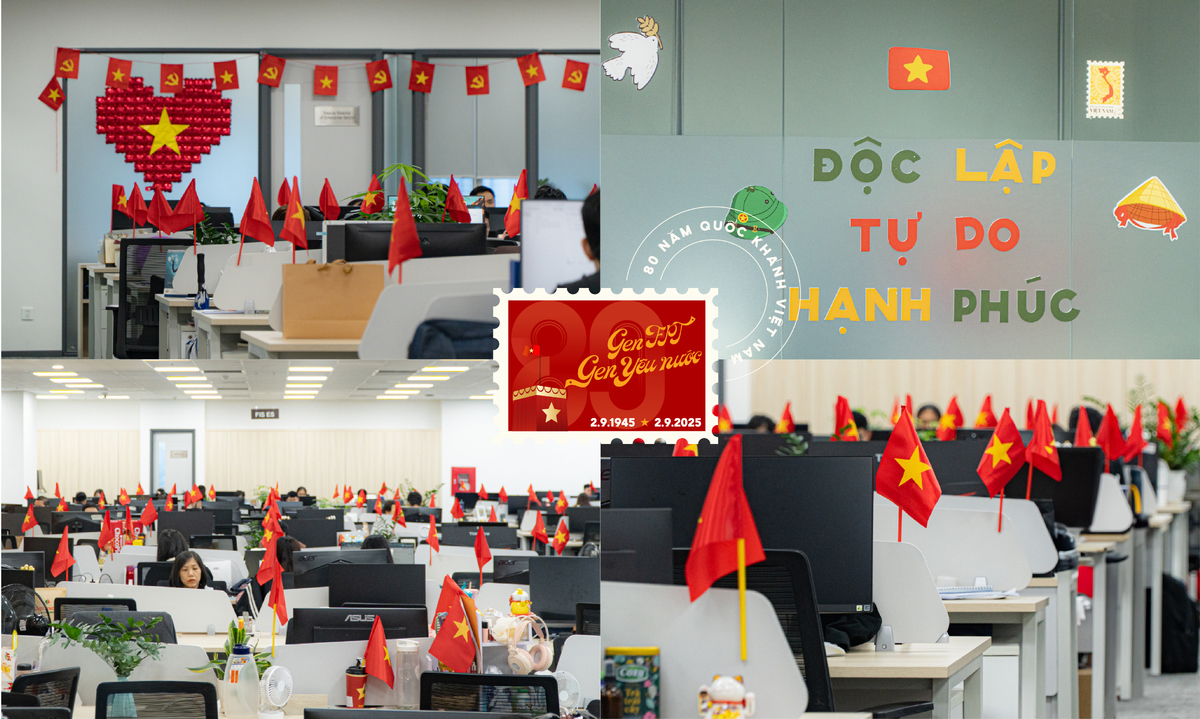 <p class="Normal" dir="ltr" style="text-align:justify;"> Từ đầu tuần, văn phòng FPT IS Hà Nội đã khoác lên mình màu áo đỏ rực rỡ của cờ Tổ quốc khi các đơn vị trong toàn công ty cùng chủ động trang trí, tạo nên không gian làm việc ngập tràn tinh thần yêu nước.</p> <p class="Normal" dir="ltr" style="text-align:justify;"> FPT IS còn phát động minigame ảnh “Chung nhịp tự hào” - nơi CBNV chia sẻ những khoảnh khắc đẹp bên lá cờ đỏ sao vàng, hòa chung không khí kỷ niệm 80 năm Quốc khánh. Cuộc thi đang nhận được sự hưởng ứng sôi nổi và sẽ kéo dài đến hết ngày 29/8.</p> <p class="Normal" dir="ltr" style="text-align:justify;"> Không khí công ty rộn ràng, CBNV cũng náo nức. Phạm Minh Châu - FPT IS chia sẻ thêm, sau giờ làm còn dành thời gian đến xem các buổi hợp luyện. “Mọi người vừa chờ đợi vừa hát các bài hát về Bác, về đất nước, cổ vũ nồng nhiệt khi từng khối diễu binh đi qua. Không khí ấy vừa tự hào, vừa gần gũi” - Châu mô tả.</p> <p class="Normal" dir="ltr" style="text-align:justify;"> Quốc khánh 2/9 không chỉ là ngày lễ kỷ niệm mà còn là cột mốc lịch sử thiêng liêng với Châu. Đó là dịp nhắc nhở mỗi người dân Việt Nam về trách nhiệm gìn giữ hòa bình, tiếp nối tinh thần độc lập và biết ơn những hy sinh to lớn của cha ông để chúng ta có được ngày hôm nay.</p> <p class="Normal" dir="ltr" style="text-align:justify;"> “Dịp 2/9 năm nay, mình sẽ cùng gia đình theo dõi lễ diễu binh trực tuyến để cảm nhận trọn vẹn không khí trang nghiêm của ngày lễ. Buổi tối, mình sẽ ra ngoài ngắm pháo hoa, tận hưởng bầu không khí rộn ràng của Tết Độc lập” - Châu nói thêm.</p>