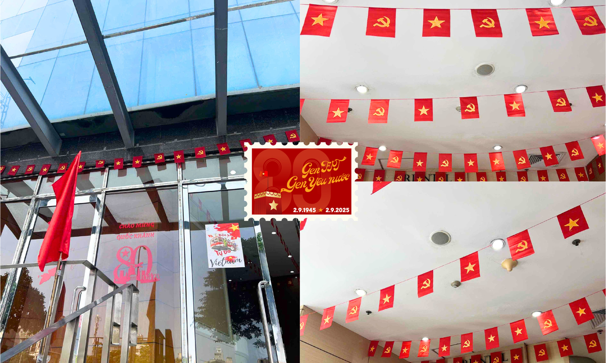 <p class="Normal" dir="ltr" style="text-align:justify;"> Khác với mọi năm, văn phòng Sendo không cờ hoa rực rỡ, không trang trí rợp trời nhưng lòng yêu nước vẫn ngùn ngụt. Cờ dây được treo trước cửa tòa nhà cũng giúp khung cảnh thêm phần nào trang trọng.</p> <p class="Normal" dir="ltr" style="text-align:justify;"> Từ rất sớm Sendo Farm đã lên kế hoạch bán/giao hàng cho khách hàng và đối tác trong vùng cấm đường phục vụ Đại lễ. CBNV đều chung tinh thần làm việc xuyên lễ. Đó cũng chính là cách Sendo Farm thể hiện lòng yêu nước - sẵn sàng phục vụ người dân mọi thời điểm.</p>