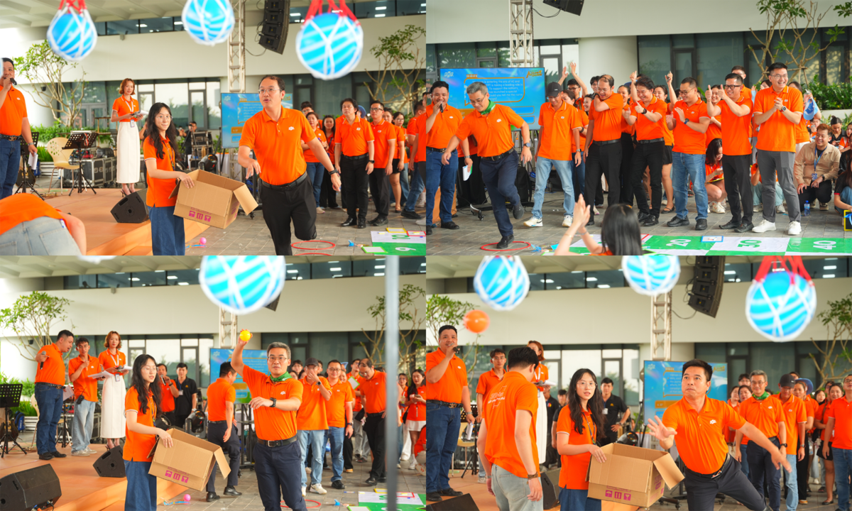 <p class="Normal" dir="ltr" style="text-align:justify;"> Đến câu thứ 10, BTC quyết định cho đội cứu trợ đặc biệt vào để cứu thí sinh, sau khi chỉ còn 2 ứng viên còn bám trụ. Lãnh đạo CTTV gồm các lãnh đạo: anh Chu Quang Huy - Giám đốc Nhân sự FPT, anh Chu Hùng Thắng - Phó Tổng giám đốc Viễn thông FPT, anh Đặng Trường Thạch - Phó Tổng giám đốc FPT IS, anh Phạm Đăng Khôi - Giám đốc Công nghệ FPT Retail, anh Trần Hải Linh - Tổng giám đốc Sendo, anh Nguyễn Phương Hoàng - Tổng giám đốc Sendo, Nguyễn Nhựt Tân - Phó Viện trưởng Viện đại học quốc tế FPT, anh Trần Tuấn Anh Nghĩa - Giám đốc Base.vn TP HCM hết mình vượt qua thử thách từ BTC.</p> <p class="Normal" dir="ltr" style="text-align:justify;"> Đội cứu trợ có 5 phút nhảy lò cò qua các vòng do BTC đặt ra, sau đó ném bóng trúng 1 trong 4 quả bóng to được treo sẵn trên sào. Mỗi lượt hoàn thành sẽ được tính là 1 điểm. Sau khi có tổng điểm, đại diện đội cứu trợ sẽ bốc thăm hệ số nhân. 8 lãnh đạo giành được 15 điểm. Sau đó, anh Chu Quang Huy bốc trúng hệ số 8, góp phần đưa toàn bộ thí sinh quay lại sàn đấu.</p>