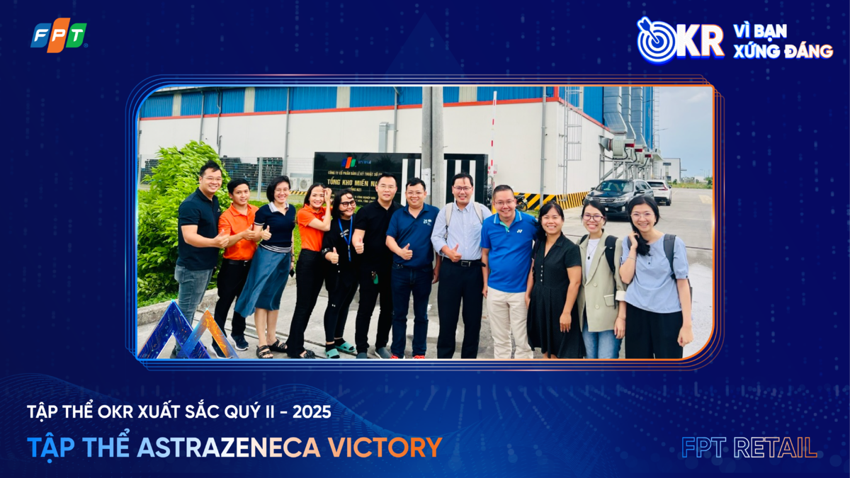 <p class="Normal" style="text-align:justify;"> <strong>Team AstraZeneca Victory thuộc nhà Bán lẻ</strong> mang trên vai nhiệm vụ ký hợp đồng trực tiếp với hãng dược hàng đầu thế giới nổi tiếng về yêu cầu kiểm định chất lượng khắt khe. Mục tiêu ban đầu đặt ra là hoàn tất vào cuối năm 2025, nhưng nhờ chiến lược triển khai quyết liệt, chỉ sau 6 tháng, hợp đồng đã được ký kết.</p> <p class="Normal" style="text-align:justify;"> Thành công này là kết quả của sự phối hợp đồng bộ giữa các phòng ban, gồm bộ phận Đảm bảo chất lượng, Kho tổng, Kiểm soát ngành hàng và Pháp chế. Cùng với việc vận dụng mối quan hệ hợp tác chiến lược, kinh nghiệm làm việc với các đối tác khác, team AstraZeneca Victory đã thúc đẩy quá trình được nhanh chóng, thuận lợi. Đây không chỉ là thắng lợi về doanh thu mà còn mở ra cơ hội hợp tác lâu dài của nhà Bán lẻ với những “ông lớn” trong ngành dược trong thời gian tới.</p>