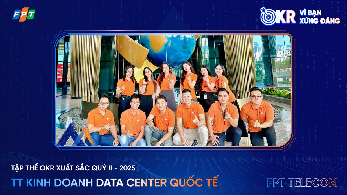 <p class="Normal" style="text-align:justify;"> Không chỉ hoàn thành dự án 100G cho Apple, <strong>Trung tâm Kinh doanh Data Center Quốc tế thuộc nhà Viễn thông</strong> còn ký kết và nghiệm thu thành công hợp đồng với Zenlayer, AWS, Arelion - những đối tác hàng đầu thế giới. Ngoài ra, sự tập trung chiến lược, kết hợp với phối hợp nhịp nhàng giữa các phòng ban đã giúp doanh thu đơn vị tăng 35% so với kế hoạch, mở ra cơ hội cho nhiều dự án quốc tế tiếp theo trong lĩnh vực hạ tầng số.</p> <p class="Normal" style="text-align:justify;"> Đại diện đơn vị khẳng định, nỗ lực trong từng hành động, chăm chỉ và tập trung trong giai đoạn cao điểm của dự án, truyền lửa cho từng thành viên chính là chìa khoá dẫn đến thành công.</p>