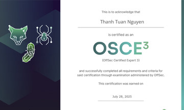 Chuyên gia trẻ FPT sở hữu chứng chỉ 'Everest của giới an ninh mạng'