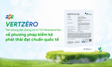 Giải pháp VertZéro của FPT đạt chứng chỉ quốc tế về phương pháp kiểm kê phát thải