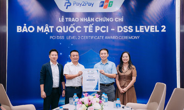 FPT trao chứng chỉ bảo mật quốc tế PCI DSS cho Pay2Pay