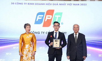 FPT đứng thứ hai trong Top 50 công ty kinh doanh hiệu quả nhất Việt Nam