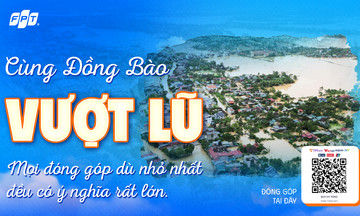 FPT phát động chiến dịch ‘Cùng đồng bào vượt lũ’