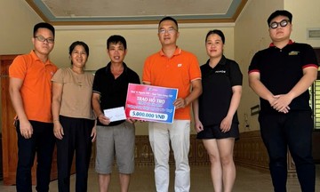 Quỹ nhà FPT đã hỗ trợ 54 gia đình CBNV, tiếp tục cùng đồng đội vượt bão lũ