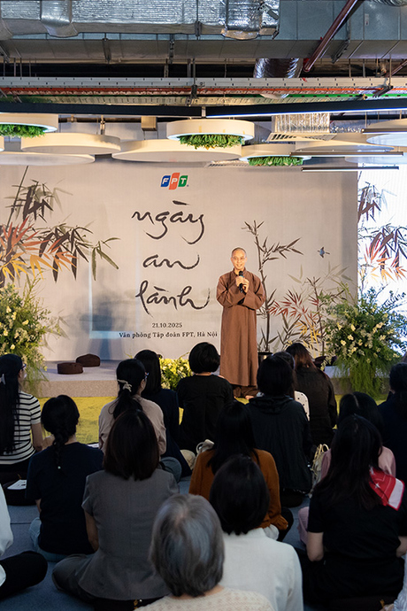 Cán bộ quản lý FPT nuôi dưỡng thân tâm bằng chánh niệm