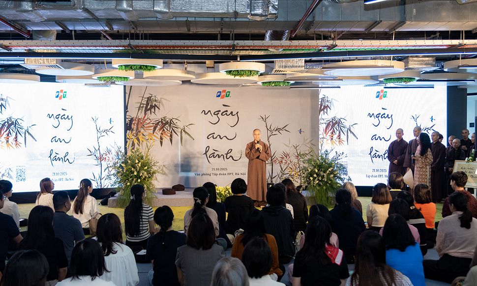 Cán bộ quản lý FPT nuôi dưỡng thân tâm bằng chánh niệm