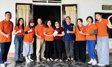 Thêm 199 CBNV nhà F nhận hỗ trợ thiệt hại bão lũ