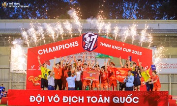 FPT Polytechnic Vô địch giải bóng đá SV7 toàn quốc