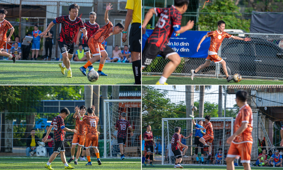 <p class="Normal" style="text-align:justify;"> Trận bán kết giữa SpiderMan và IronMan mang đậm không khí “vũ trụ Marvel phiên bản FPT”, nơi những siêu anh hùng tạm gác tình bạn để quyết đấu giành vé chung kết. Ngay từ đầu, đội trưởng Vũ Chí Thành &lpar;IronMan&rpar; dũng mãnh thử chân, nhưng “Người Nhện” Phạm Minh Tuấn và đồng đội Phạm Văn Khang nhanh chóng tỏa sáng. Khang mở tỉ số bằng pha solo xoay compa đẹp mắt, trước khi Tuấn nhân đôi cách biệt từ cú sút phạt chìm xuyên hàng thủ, đưa SpiderMan dẫn 2-0. IronMan vùng lên mạnh mẽ, và cú lốp bóng tinh tế của cầu thủ số 3 trường Hope giúp họ rút ngắn còn 1-2.</p> <p class="Normal" style="text-align:justify;"> Sang hiệp 2, SpiderMan càng chơi càng thăng hoa. Phạm Minh Tuấn tiếp tục ghi dấu ấn với cú đá phạt góc trực tiếp nâng tỉ số 3-1, rồi kiến tạo để siêu sao Trần Đăng Hòa ghi bàn ấn định 4-1. Người Nhện tung tơ hạ gục Người Sắt, tiến thẳng vào chung kết trong tiếng reo hò phấn khích của khán giả.</p>