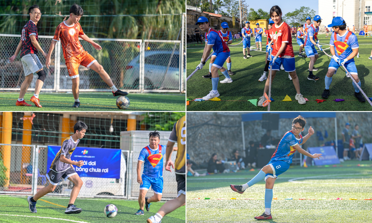 <p class="Normal" style="text-align:justify;"> Cùng với hội nghị, các Hoper còn được hòa mình vào không khí náo nhiệt của Hội thao Chiến lược, nơi tinh thần FPT rực cháy được thể hiện bằng thể thao. Em Trà Nhật Nam, thành viên Trung đội C, thi đấu trong màu áo Ironman, đã ghi dấu ấn với kỹ thuật bóng đá khéo léo, ghi một bàn thắng ấn tượng trong trận bán kết 2 gặp đội Spiderman, khiến khán giả trầm trồ và cổ vũ nồng nhiệt.</p>