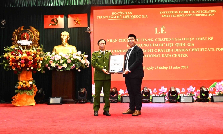 Trung tâm Dữ liệu quốc gia do FPT đồng hành tư vấn đạt chứng chỉ TIA-942-C Rated 4