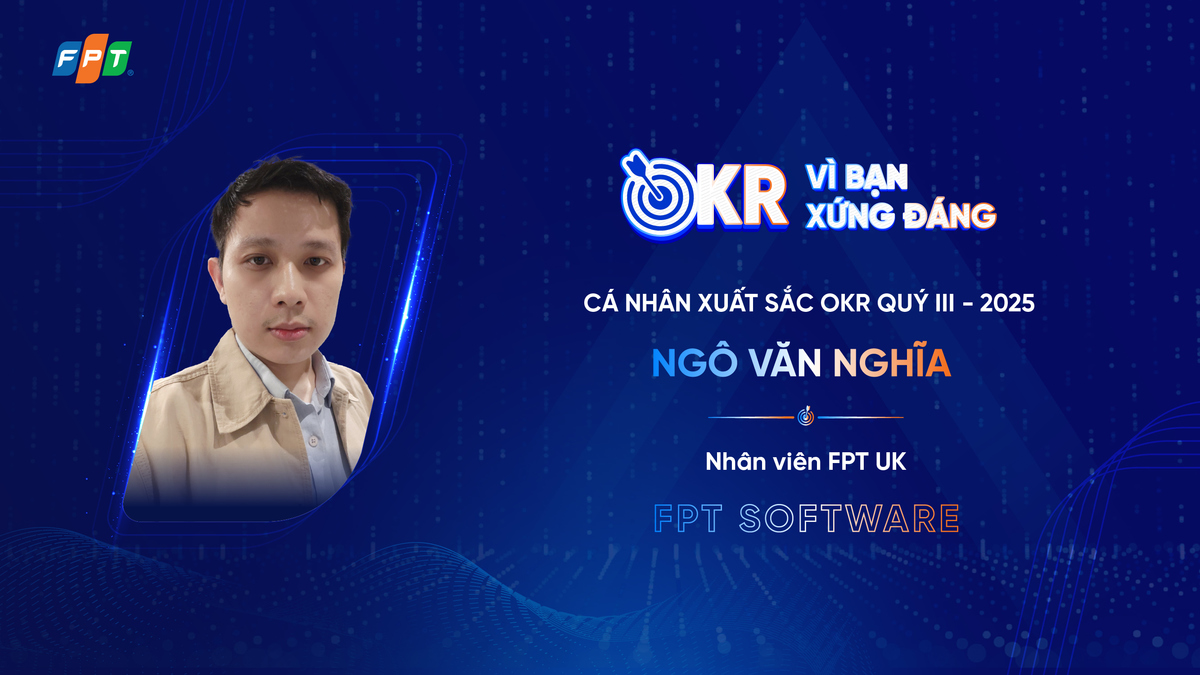 <p class="Normal"> Làm việc trong môi trường quốc tế khắt khe, <strong>Ngô Văn Nghĩa - nhân viên nhà Phần mềm tại Anh </strong>phải đồng thời đảm bảo tiến độ của hai dự án trọng điểm &lpar;khác hàng A và khách hàng B&rpar;, trong khi vẫn hỗ trợ nhóm kinh doanh và các hoạt động tiền bán hàng để mở rộng khách hàng mới. Cả hai dự án đều có yêu cầu cao về chất lượng, tốc độ, và đòi hỏi khả năng phối hợp xuyên múi giờ với nhiều nhóm khác nhau. Với dự án với khách hàng A, dự án này liên tục thay đổi phạm vi, khiến việc đồng bộ giữa các nhóm ở nhiều múi giờ khác nhau trở nên phức tạp.</p> <p class="Normal"> Trong khi đó, dự án với khách hàng B đòi hỏi triển khai trong thời gian cực ngắn, yêu cầu sự ổn định tuyệt đối của hệ thống. Song song, anh Nghĩa còn tham gia hỗ trợ đàm phán ba hợp đồng mới - một thách thức lớn với bất kỳ kỹ sư nào đang chịu áp lực dự án dày đặc. Bằng việc chủ động tổ chức các buổi trao đổi định kỳ, rà soát tiến độ từng đầu việc, kết nối liên tục với nhóm pre-sales và sales để đưa ra giải pháp phù hợp với nhu cầu khách hàng, anh Nghĩa đã hoàn thành xuất sắc toàn bộ mục tiêu OKR.</p> <p class="Normal"> Cụ thể, dự án với khách hàng A được bàn giao đúng hạn, nhận thư cảm ơn từ khách hàng; dự án với khách hàng B hoàn tất quá trình kiểm thử với đánh giá xuất sắc; và ba hợp đồng mới được ký kết, mở rộng thị trường nhà Phần mềm tại châu Âu.</p>