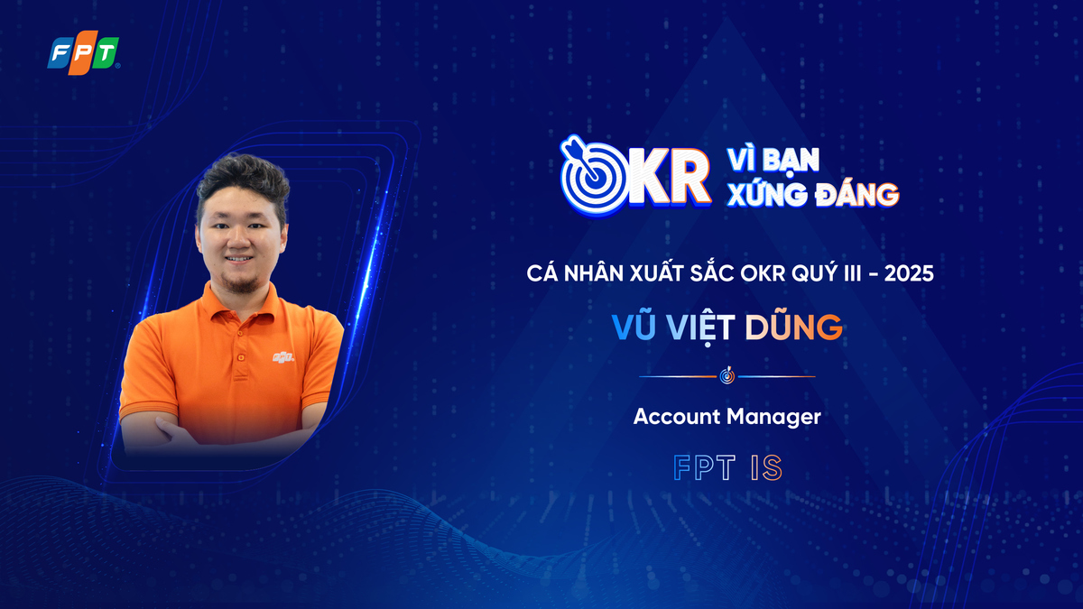 <p class="Normal"> Trong bối cảnh các khách hàng FDI siết chặt ngân sách và đối thủ cạnh tranh quốc tế mạnh, việc giành các gói dự án lớn trong lĩnh vực hạ tầng kỹ thuật là thử thách thực sự. Đó là câu chuyện của <strong>Vũ Việt Dũng - cán bộ phát triển kinh doanh &lpar;AM&rpar; thuộc FPT IS</strong>, người theo đuổi gói thầu IMS của một ông lớn FDI ngành Dầu Khí suốt hơn ba tháng liền, trong khi khách hàng từng triển khai dự án tương tự với giá thấp hơn 50%.</p> <p class="Normal"> Anh Dũng và đội dự án đã liên tục tối ưu giải pháp, chứng minh năng lực kỹ thuật, đồng thời xây dựng mối quan hệ tin cậy và ổn định với khách hàng. Kết quả, anh Dũng đã trúng gói thầu với tổng giá trị hơn 1 triệu USD - dự án IMS lớn nhất của FPT IS tính đến thời điểm hiện tại. Không chỉ dừng lại ở việc duy trì khách hàng hiện tại, anh Dũng còn chủ động tìm kiếm và mở rộng đầu mối tại thị trường Nhật Bản và Ấn Độ, ký thành công nhiều hợp đồng lớn, góp phần mở ra các cách tiếp cận mới cho kinh doanh FPT IS trong chiến lược toàn cầu hóa tại các thị trường tiềm năng.</p>