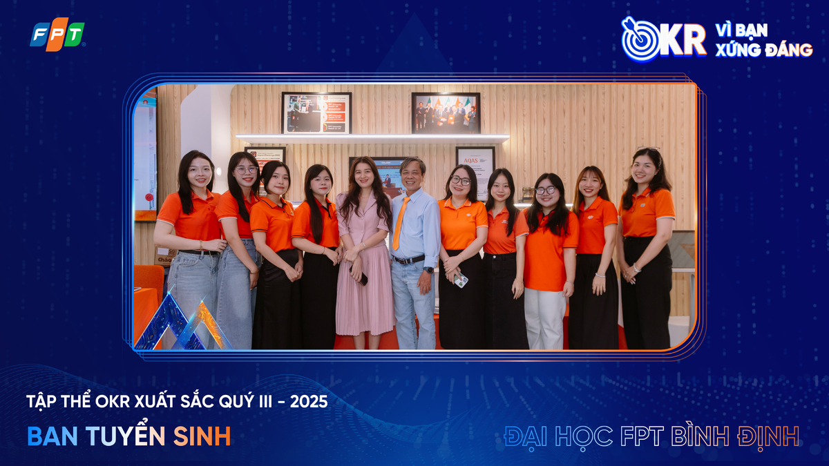 <p class="Normal"> Đặt mục tiêu 909 tân sinh viên toàn khu vực, trong đó 360 chỉ tiêu cho cơ sở Quy Nhơn, <strong>Ban Tuyển sinh Đại học FPT Bình Định</strong> đối mặt với mùa tuyển sinh đầy cạnh tranh: nhiều trường tăng chỉ tiêu, thí sinh chia nhỏ nguyện vọng, cơ chế xét tuyển liên tục thay đổi. Các chỉ số lead, register &lpar;đăng ký&rpar; cho từng team đều mang tính tham vọng, trong khi thời gian tuyển sinh lại dồn vào giai đoạn cao điểm cuối tháng Tám.</p> <p class="Normal"> Thay vì chỉ “đếm” lead và register, Ban Tuyển sinh đã tập trung theo dõi sát số lượng tuyển sinh thực tế, điều phối lại nguồn lực giữa các team, đa dạng hóa kênh tiếp cận từ digital, Zalo, mạng xã hội đến tư vấn trực tiếp tại trường, hội thảo phụ huynh. Dữ liệu được cập nhật hằng ngày để kịp thời điều chỉnh chiến dịch. Kết quả, số lượng tuyển sinh Đại học FPT Quy Nhơn đạt 537, vượt xa con số cam kết ban đầu, khẳng định sức hút của thương hiệu Đại học FPT tại khu vực miền Trung - Tây Nguyên và tạo nền vững chắc cho các mùa tuyển sinh tiếp theo.</p>