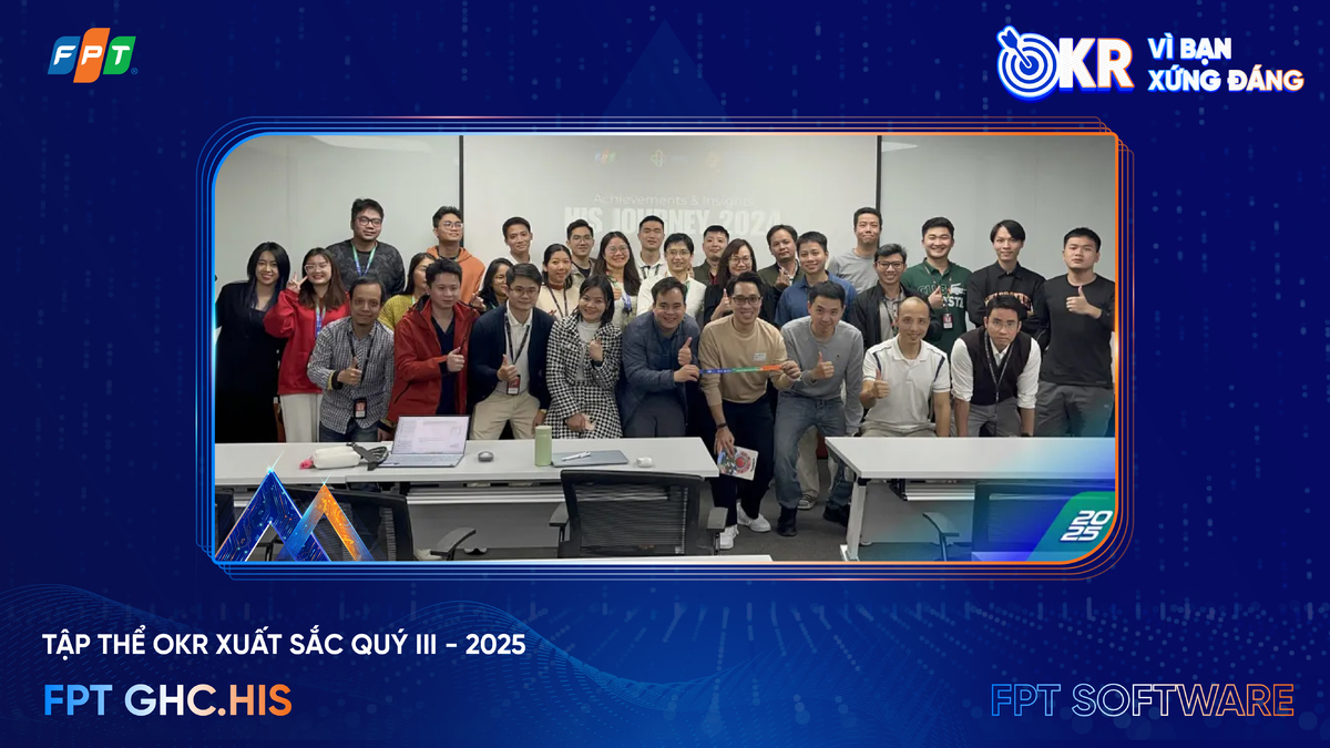 <p class="Normal"> Trong bối cảnh các dự án bệnh viện và khách hàng truyền thống như Parkway, FAP chững lại, GHC.HIS thuộc nhà Phần mềm đặt mục tiêu tăng 50% doanh thu so với quý II và 18% quy mô nhân sự. Đây là quyết định mang tính “đổi làn” khi đơn vị chuyển trọng tâm từ “Hospital domain” &lpar;lĩnh vực bệnh viện&rpar; sang “Health insurance” &lpar;bảo hiểm sức khoẻ&rpar; - lĩnh vực tuy có kinh nghiệm nhưng trước đây chưa chú trọng đầu tư.</p> <p class="Normal"> Team đã chủ động kết nối với các thị trường nước ngoài, phối hợp cùng liên doanh PT FPT Metrodata Indonesia &lpar;FMI&rpar; để triển khai dự án cho khách hàng tập đoàn bệnh viện Malaysia, qua đó khai thác tốt cơ hội có được trong bối cảnh chính phủ Malaysia bắt đầu ưu tiên phát triển “Healthcare”. Ngay trong quý III, đơn vị đã vừa phải tuyển dụng, vừa vận hành dự án trên hai trục: tăng quy mô nhân sự và bảo đảm doanh thu. Nhờ sử dụng OKR như kim chỉ nam, GHC.HIS đạt gần 90% mục tiêu đề ra, mở ra hướng tăng trưởng mới cho cả đơn vị, đồng thời xây dựng được đội ngũ chuyên gia trong ngành, chuyên gia phân tích nghiệp vụ &lpar;BA, SME&rpar; cho “Health insurance” để sẵn sàng “bắt sóng” thị trường trong giai đoạn tiếp theo.</p>
