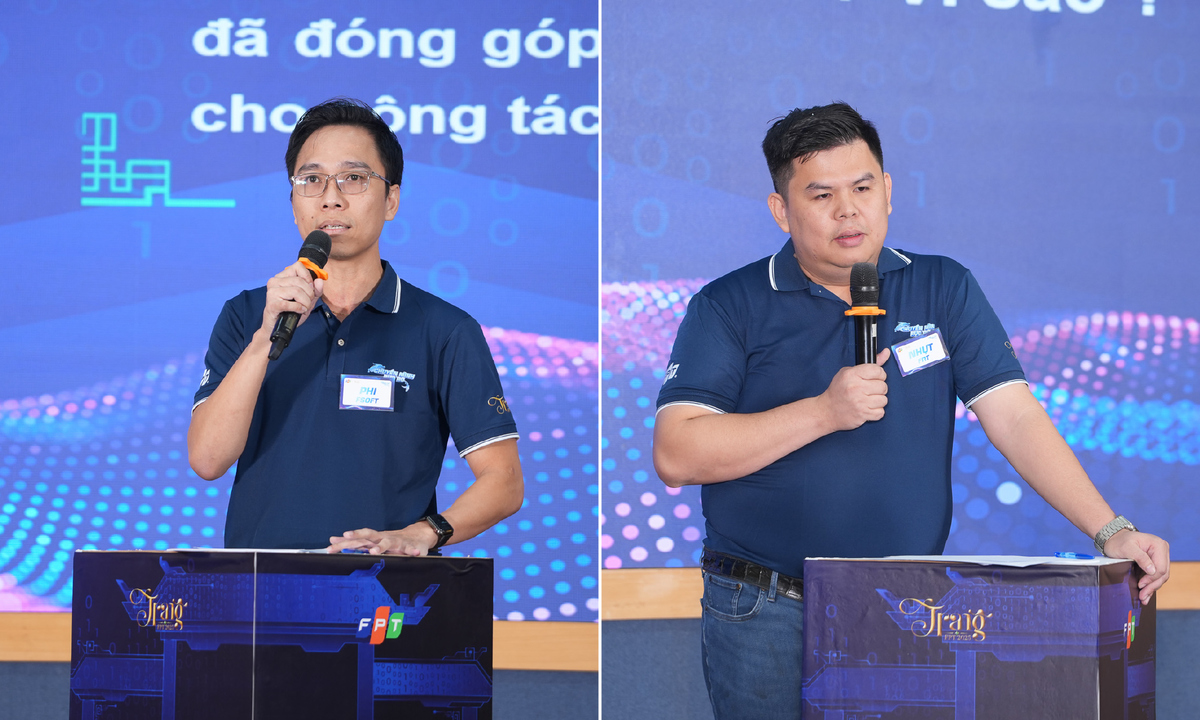 <p class="Normal" style="text-align:justify;"> Đối mặt với bài toán xây dựng đội ngũ kế cận, thí sinh đầu tiên Đinh Hoàng Phi &lpar;nhà Phần mềm, trái&rpar;, đã chứng minh sự dạn dày kinh nghiệm. Không chỉ dùng thế mạnh "Văn - Thể - Mỹ" để kết nối nhân sự và xây dựng văn hóa "làm hết sức, chơi hết mình", anh còn vạch ra lộ trình sắc bén cho kỷ nguyên AI với mục tiêu đưa đơn vị chuyển mình vào năm 2026. Trước câu hỏi hóc búa của BGK về việc "nhân sự kế cận giỏi hơn mình", Đinh Hoàng Phi gây ấn tượng mạnh với tư duy lãnh đạo cởi mở: coi người tài là cộng sự chiến lược để cùng chia sẻ tầm nhìn, khẳng định bản lĩnh của một người làm quản trị hiện đại.<br /> <br /> Bước vào phòng thi với phong thái tự tin của một "chiến binh" nhà Bán lẻ, Lê Minh Nhựt đã ngay lập tức làm nóng không khí bằng một tuyên bố đậm chất FPT: "Đếch biết gì cũng nói!". Câu nói mở đầu hài hước và không kiêng dè ấy thực chất là khúc dạo đầu cho một phần phân tích sắc sảo, rõ ràng về một trong những chủ đề quản trị kinh điển: Sự khác biệt giữa Lãnh đạo và Quản lý. Sự tự tin, thực tế và tư duy mạch lạc của sĩ tử FPT Retail đã nhận được sự đánh giá cao từ Ban Giám khảo. Đặc biệt, chị Vũ Thị Mai Hương đã bày tỏ sự đồng tình và tán thưởng trước tinh thần cầu tiến, ham học hỏi và tư duy quản trị rõ ràng của anh.</p>