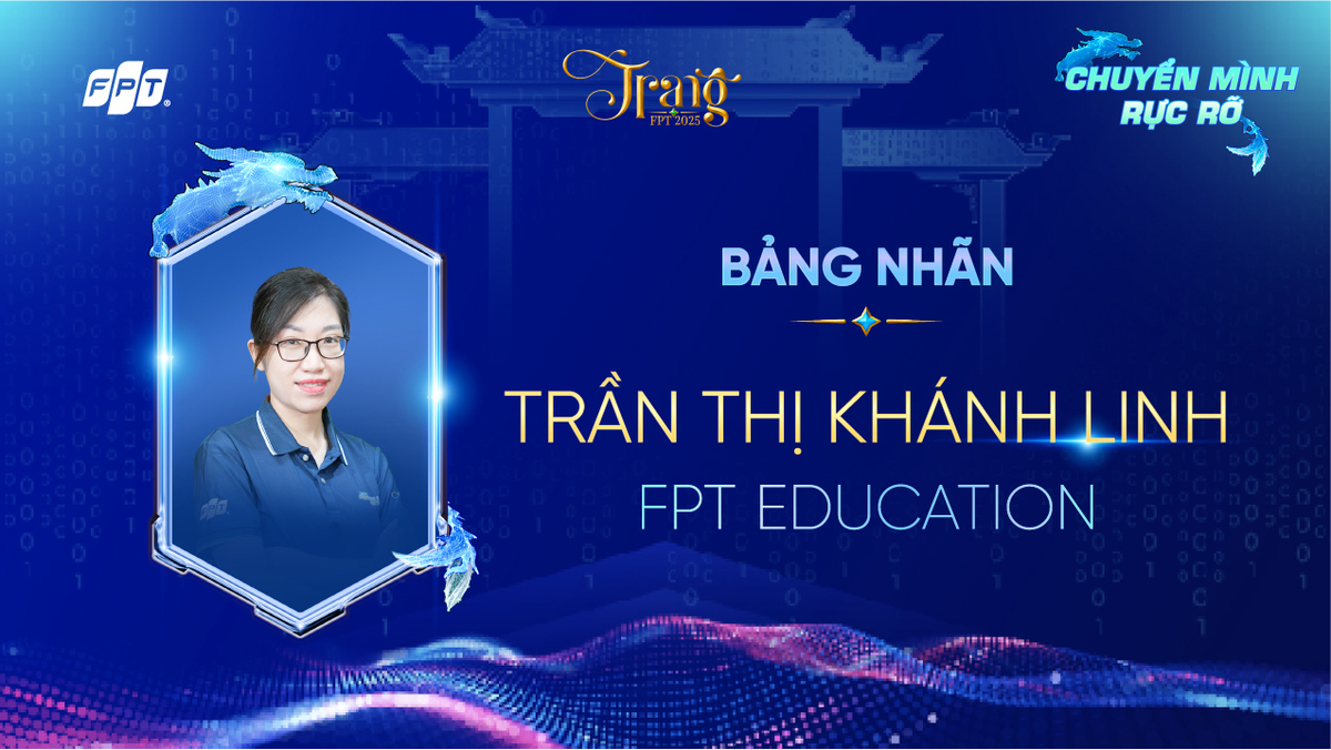 Bảng nhãn FPT 2025: Trần Thị Khánh Linh