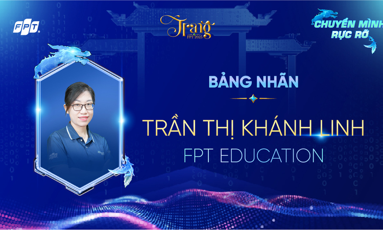 Bảng nhãn FPT 2025: Trần Thị Khánh Linh