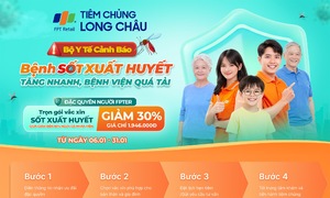 Thêm 3.000 suất ưu đãi giảm ngay 30% vắc xin phòng sốt xuất huyết dành cho FPTers