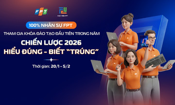 100% người nhà F khởi động năm mới với khóa đào tạo: Chiến lược FPT 2026