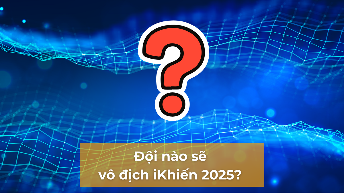 <p class="Normal"> <strong>2025: </strong><span>Vào ngày 22/1/2026, tại sảnh A &lpar;FPT Tower, Hà Nội&rpar;, vòng Chung kết iKhiến 2025 sẽ chính thức diễn ra với màn tranh tài của 6 đội thi tại 3 bảng đấu. Tại bảng A, sáng kiến “Kyta Platform” &lpar;FPT IS&rpar; đối đấu với sáng kiến “FPT VMSmart” &lpar;nhà Viễn thông&rpar;. Bảng B chứng kiến màn so tài giữa sáng kiến “SkyTrans” &lpar;nhà Phần mềm&rpar; và sáng kiến “Nhà của Chang” &lpar;nhà Viễn thông&rpar;. Tại bảng C, sáng kiến “Tạo lập content từ cộng đồng” &lpar;nhà Giáo dục&rpar; cạnh tranh với sáng kiến “FRT iReview” &lpar;nhà Bán lẻ&rpar; cho ngôi vị Quán quân đầu tiên của bảng Văn hóa.</span></p> <p class="Normal"> Cùng chờ xem Quán quân nào sẽ được xướng tên &lpar;xem thêm thông tin <a href="https://chungta.vn/i-khien/chung-ket-ikhien-2025-cuoc-chien-cua-nhung-vi-sao-doi-moi-fpt-1140795.html">TẠI ĐÂY</a>&rpar;.</p>