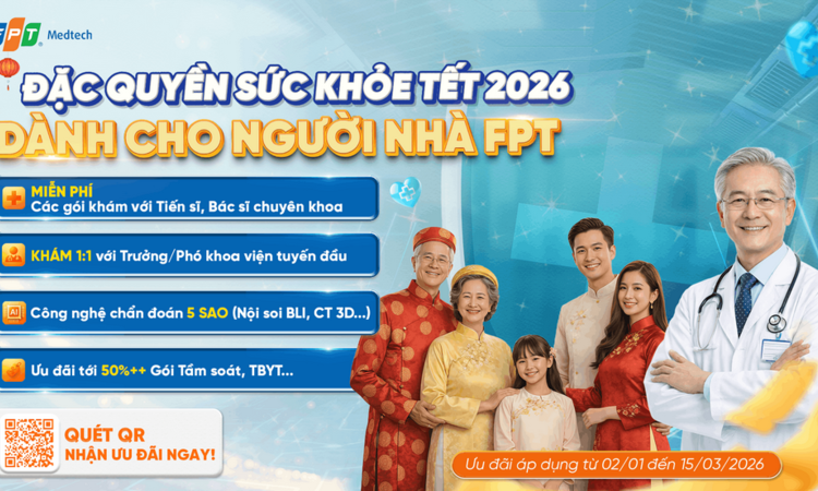 Ưu đãi chăm sóc sức khỏe dành riêng cho FPTers, người thân lên tới 100%