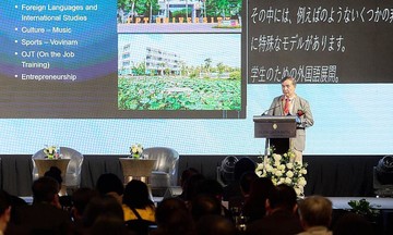Anh Lê Trường Tùng mang triết lí giáo dục của FPT đến Nikkei Digital Forum Asia 2026