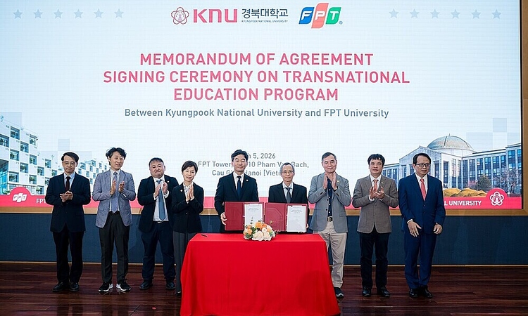 FPT bắt tay Đại học quốc gia đầu tiên của Hàn Quốc mở cơ sở ở Việt Nam