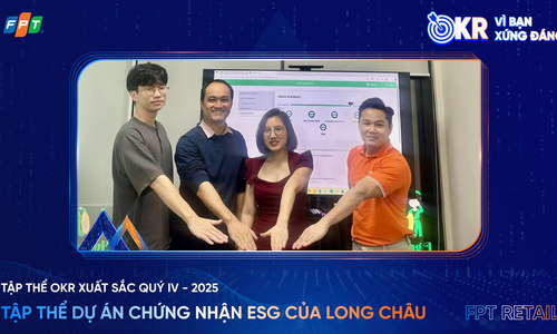 Một cú xoay gấp và cái kết đáng tự hào của team ESG FPT Long Châu