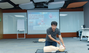 CBNV FPT mong nhân rộng khóa học do bác sĩ Bệnh viện Bạch Mai hướng dẫn sơ cấp cứu