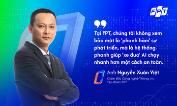 CIO FPT Nguyễn Xuân Việt: ‘Bảo mật không phải phanh hãm, mà là hệ thống giúp xe đua AI chạy an toàn hơn’