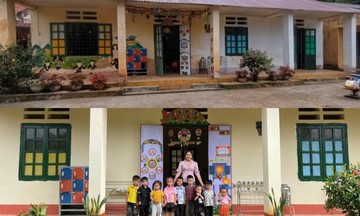 Người FPT diện 'áo mới' cho trường vùng khó