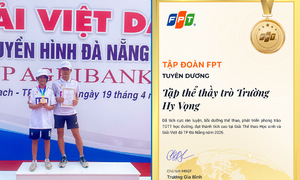 Đạt thành tích cao tại giải thể thao, thầy trò Trường Hy Vọng nhận tuyên dương từ Chủ tịch FPT