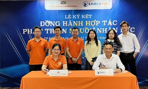 Viện đào tạo Quốc tế FPT hợp tác Saolatek đào tạo drone thực chiến