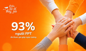 93% người FPT đã sẻ chia ngày lương vào quỹ vì cộng đồng