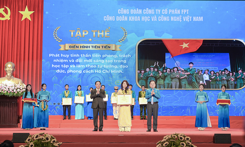 Công đoàn FPT nhận bằng khen của Tổng Liên đoàn Lao động Việt Nam